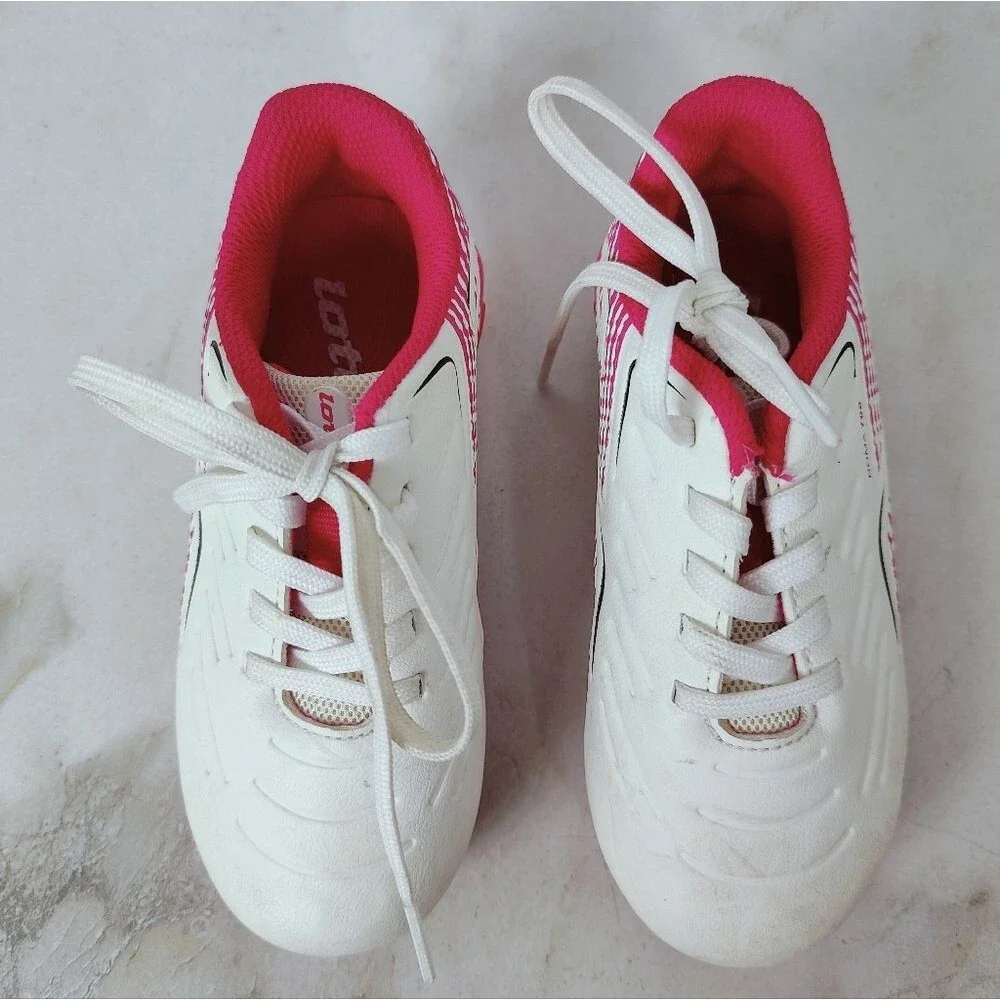 Lotto Toddler Girls' Roma 500 Soccer Cleats, Pink White, Sz 9K